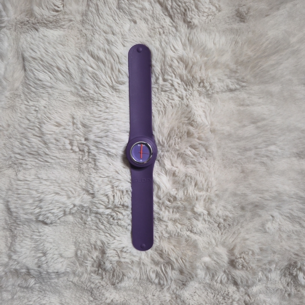 Slap Watch Purple Slapwatch Streetwear Snap Around Band Nostalgia Fun School ✨️ - Picture 8 of 10
